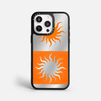 Case Funda Twin Suns - Espejo Premium Para iPhone 17-12 Samsung S26-S22