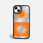 Case Funda Twin Suns - Espejo Premium Para iPhone 17-12 Samsung S26-S22