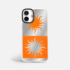 Case Funda Twin Suns - Espejo Premium Para iPhone 17-12 Samsung S26-S22