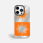 Case Funda Twin Suns - Espejo Premium Para iPhone 17-12 Samsung S26-S22