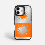 Case Funda Twin Suns - Espejo Premium Para iPhone 17-12 Samsung S26-S22