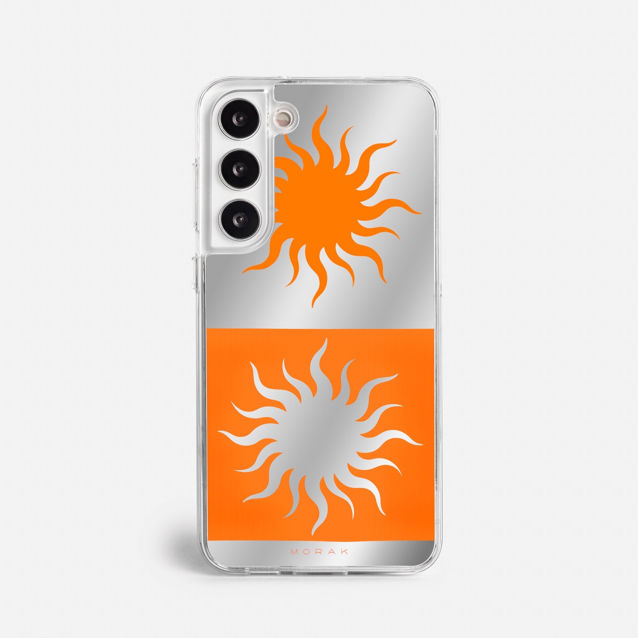 Case Funda Twin Suns - Espejo Premium Para iPhone 17-12 Samsung S26-S22