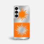Case Funda Twin Suns - Espejo Premium Para iPhone 17-12 Samsung S26-S22