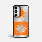 Case Funda Twin Suns - Espejo Premium Para iPhone 17-12 Samsung S26-S22