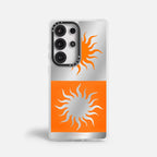 Case Funda Twin Suns - Espejo Premium Para iPhone 17-12 Samsung S26-S22
