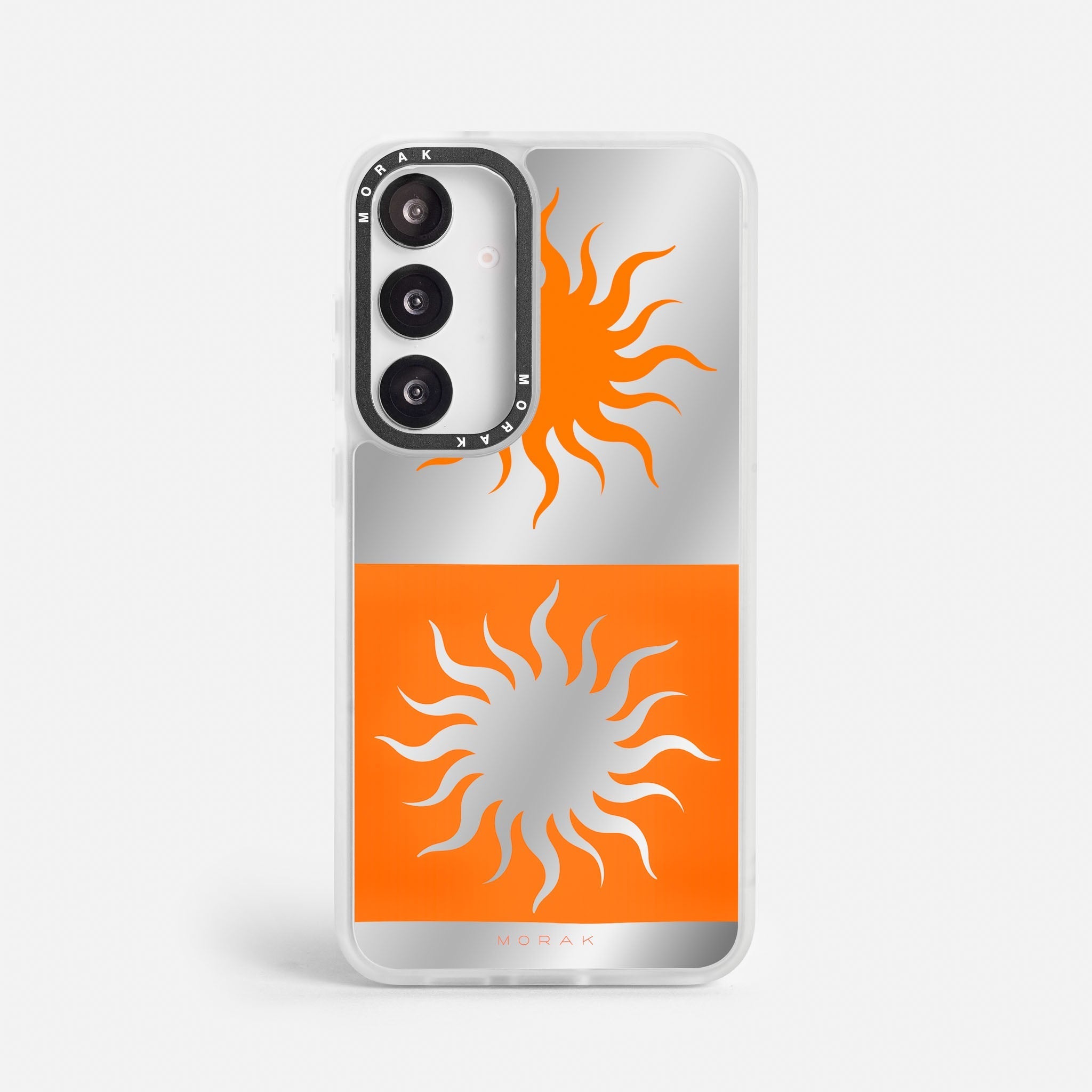 Case Funda Twin Suns - Espejo Premium Para iPhone 17-12 Samsung S26-S22