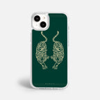 Case Twin Tigers - Blanco Premium – Protección antigolpe | Diseño colombiano | Morak