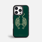 Case Twin Tigers - Blanco Premium – Protección antigolpe | Diseño colombiano | Morak