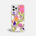 Case Funda Wild Bloom - Blanco Premium Para iPhone 17-12 Samsung S26-S22