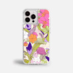 Case Funda Wild Bloom - Blanco Premium Para iPhone 17-12 Samsung S26-S22