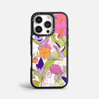 Case Funda Wild Bloom - Blanco Premium Para iPhone 17-12 Samsung S26-S22