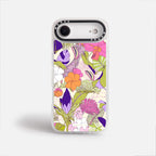 Case Funda Wild Bloom - Blanco Premium Para iPhone 17-12 Samsung S26-S22
