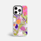 Case Funda Wild Bloom - Espejo Premium Para iPhone 17-12 Samsung S26-S22