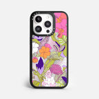 Case Funda Wild Bloom - Espejo Premium Para iPhone 17-12 Samsung S26-S22