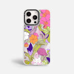 Case Funda Wild Bloom - Espejo Premium Para iPhone 17-12 Samsung S26-S22