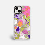 Case Funda Wild Bloom - Espejo Premium Para iPhone 17-12 Samsung S26-S22