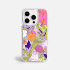Case Funda Wild Bloom - Espejo Premium Para iPhone 17-12 Samsung S26-S22