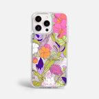 Case Funda Wild Bloom - Espejo Premium Para iPhone 17-12 Samsung S26-S22