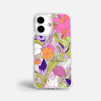 Case Funda Wild Bloom - Espejo Premium Para iPhone 17-12 Samsung S26-S22