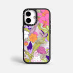 Case Funda Wild Bloom - Espejo Premium Para iPhone 17-12 Samsung S26-S22