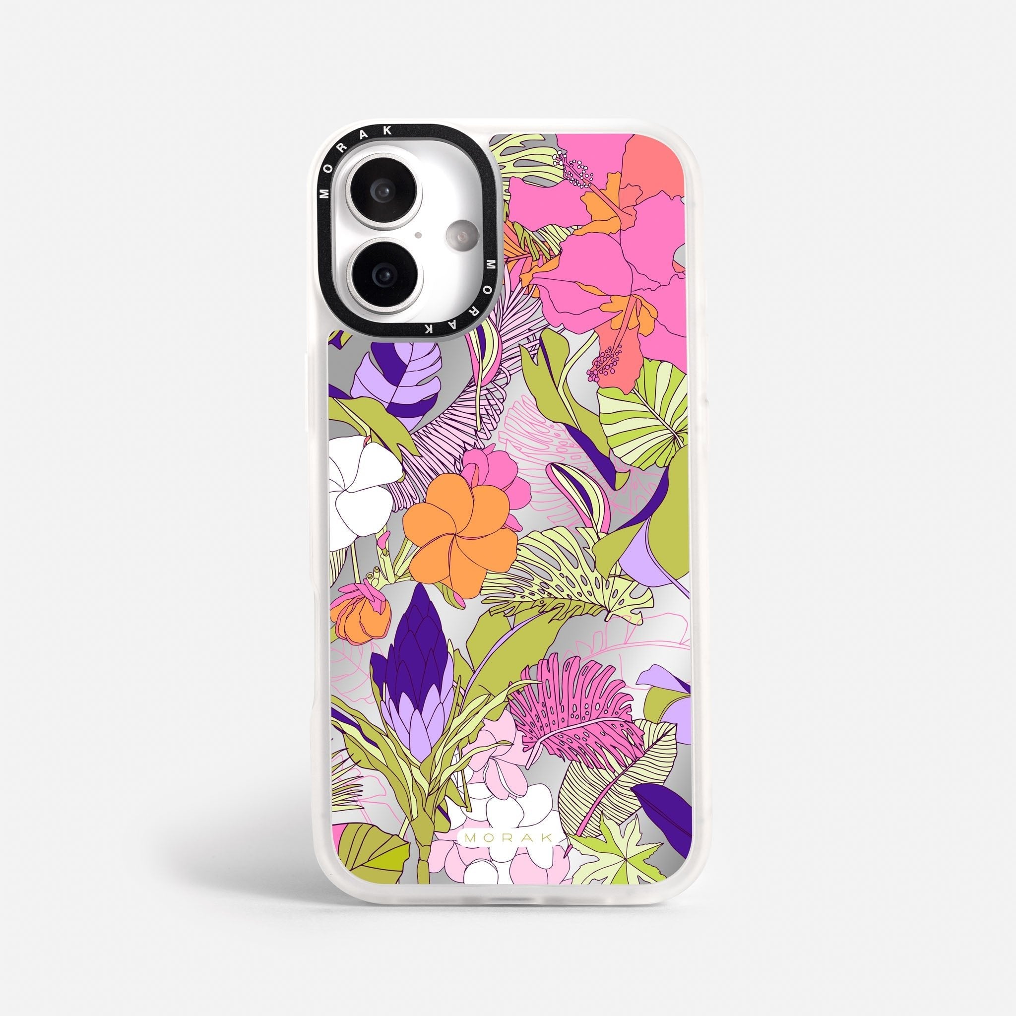 Case Funda Wild Bloom - Espejo Premium Para iPhone 17-12 Samsung S26-S22