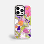Case Funda Wild Bloom - Espejo Premium Para iPhone 17-12 Samsung S26-S22