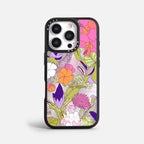 Case Funda Wild Bloom - Espejo Premium Para iPhone 17-12 Samsung S26-S22