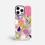 Case Funda Wild Bloom - Espejo Premium Para iPhone 17-12 Samsung S26-S22