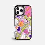 Case Funda Wild Bloom - Espejo Premium Para iPhone 17-12 Samsung S26-S22