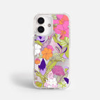 Case Funda Wild Bloom - Espejo Premium Para iPhone 17-12 Samsung S26-S22