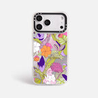Case Funda Wild Bloom - Espejo Premium Para iPhone 17-12 Samsung S26-S22