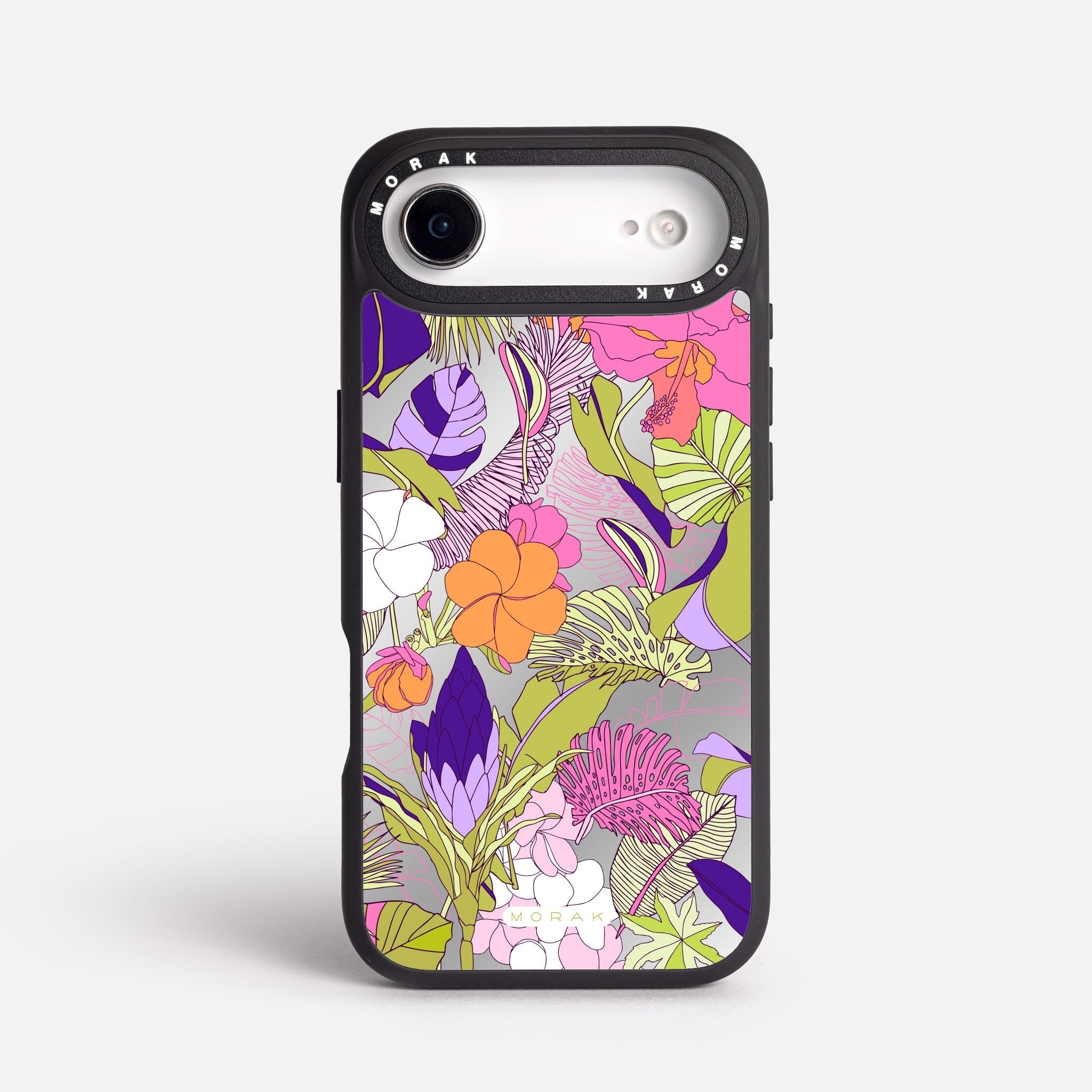 Case Funda Wild Bloom - Espejo Premium Para iPhone 17-12 Samsung S26-S22