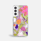 Case Funda Wild Bloom - Espejo Premium Para iPhone 17-12 Samsung S26-S22