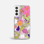 Case Funda Wild Bloom - Espejo Premium Para iPhone 17-12 Samsung S26-S22