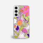 Case Funda Wild Bloom - Espejo Premium Para iPhone 17-12 Samsung S26-S22