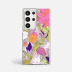 Case Funda Wild Bloom - Espejo Premium Para iPhone 17-12 Samsung S26-S22