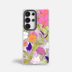 Case Funda Wild Bloom - Espejo Premium Para iPhone 17-12 Samsung S26-S22