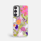 Case Funda Wild Bloom - Espejo Premium Para iPhone 17-12 Samsung S26-S22