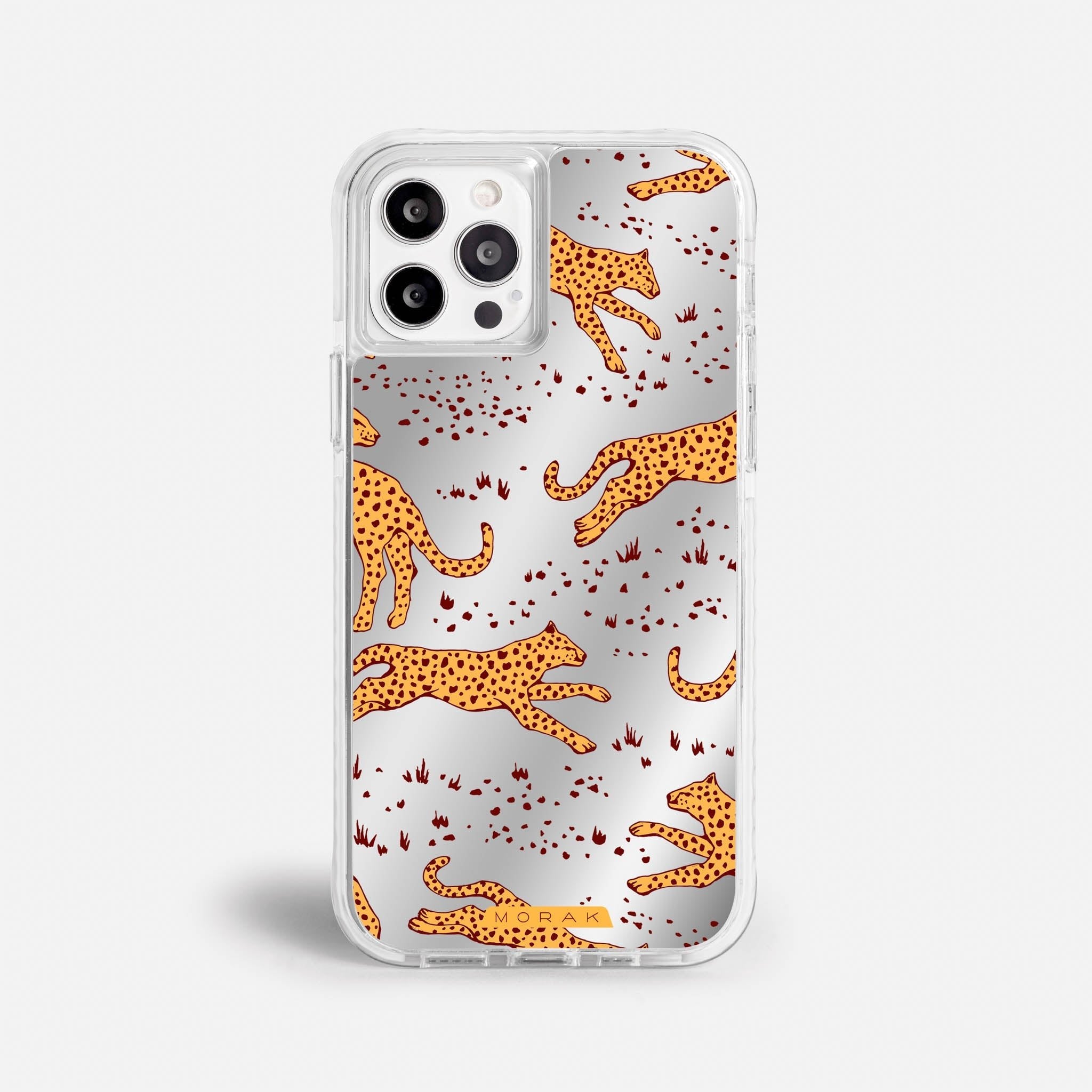Case Funda Wild Jaguar - Espejo Premium Para iPhone 17-12 Samsung S26-S22