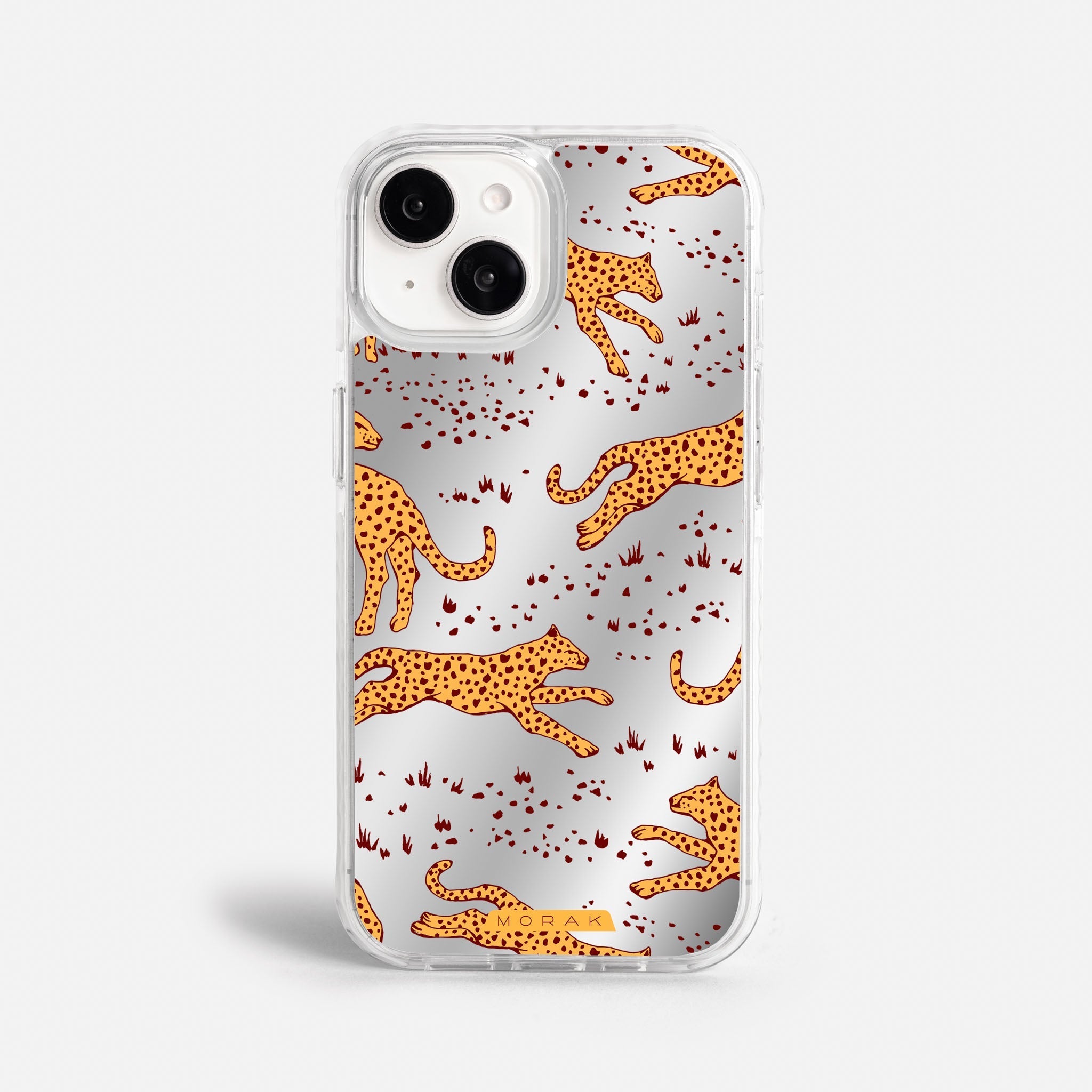 Case Funda Wild Jaguar - Espejo Premium Para iPhone 17-12 Samsung S26-S22
