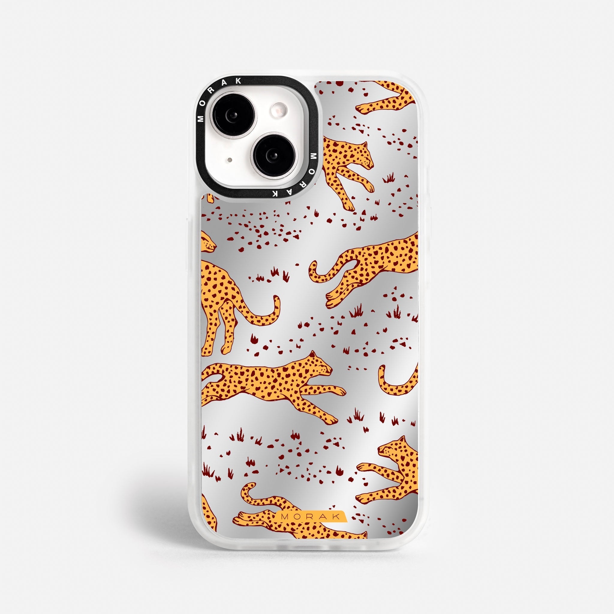 Case Funda Wild Jaguar - Espejo Premium Para iPhone 17-12 Samsung S26-S22
