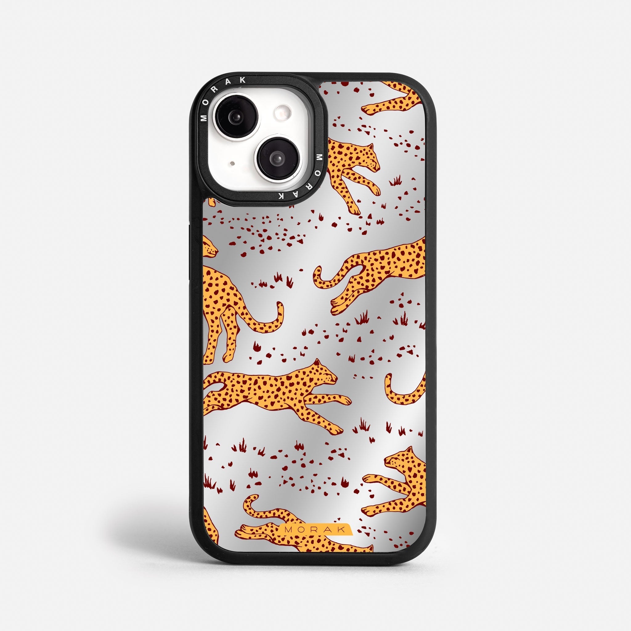 Case Funda Wild Jaguar - Espejo Premium Para iPhone 17-12 Samsung S26-S22