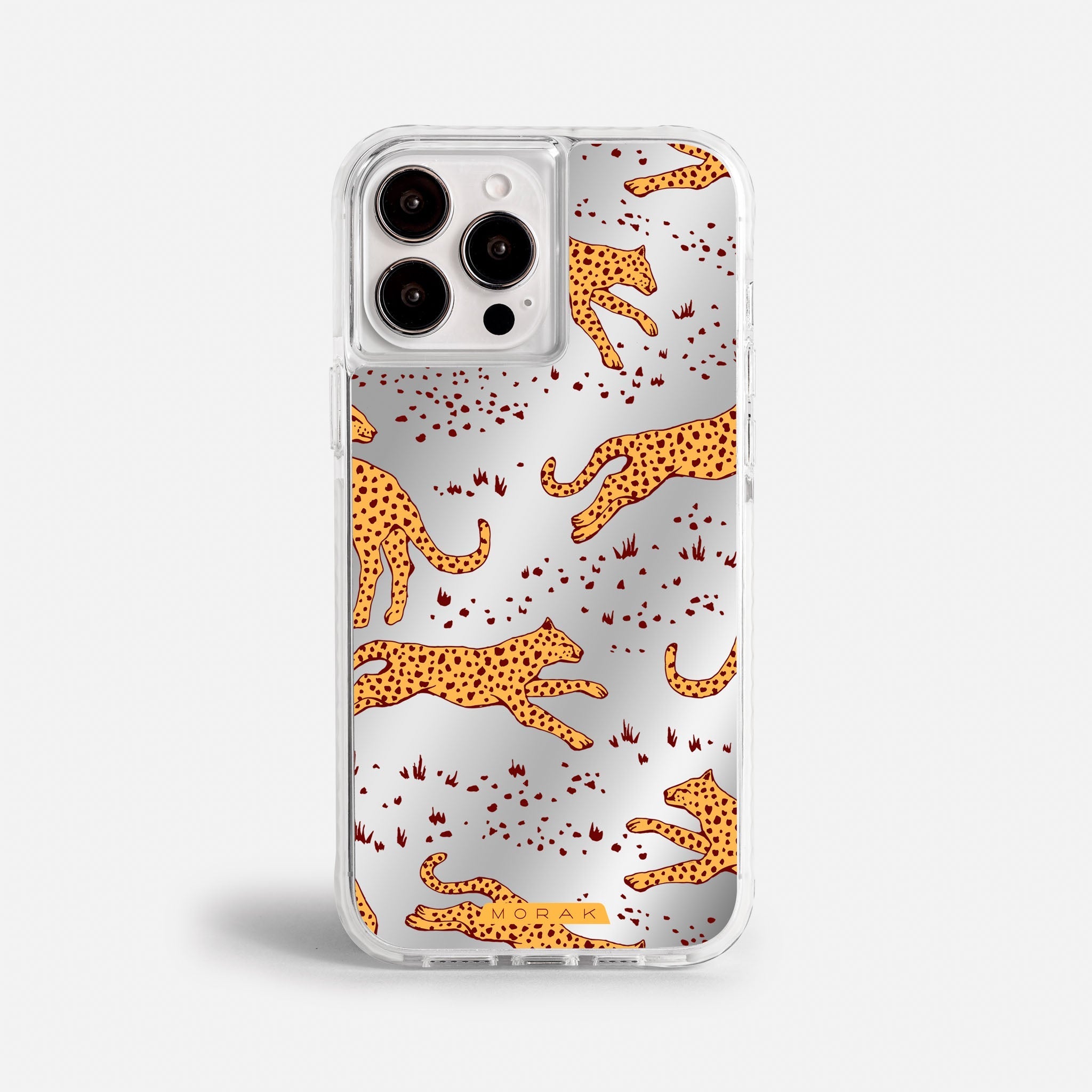 Case Funda Wild Jaguar - Espejo Premium Para iPhone 17-12 Samsung S26-S22