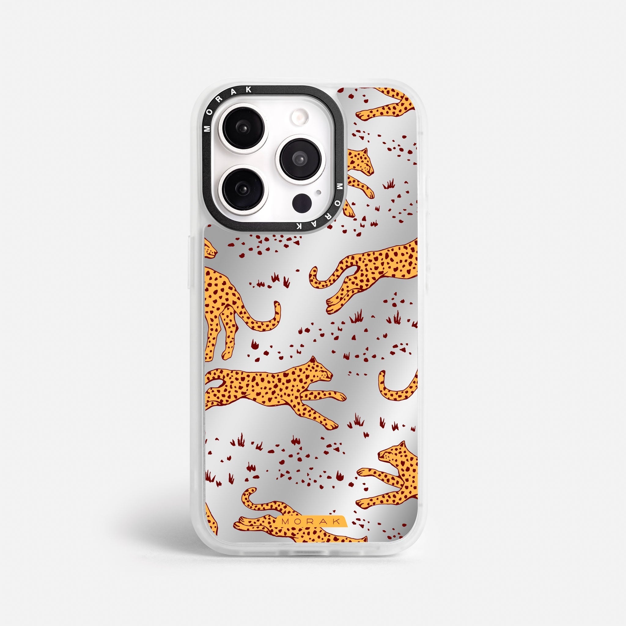 Case Funda Wild Jaguar - Espejo Premium Para iPhone 17-12 Samsung S26-S22