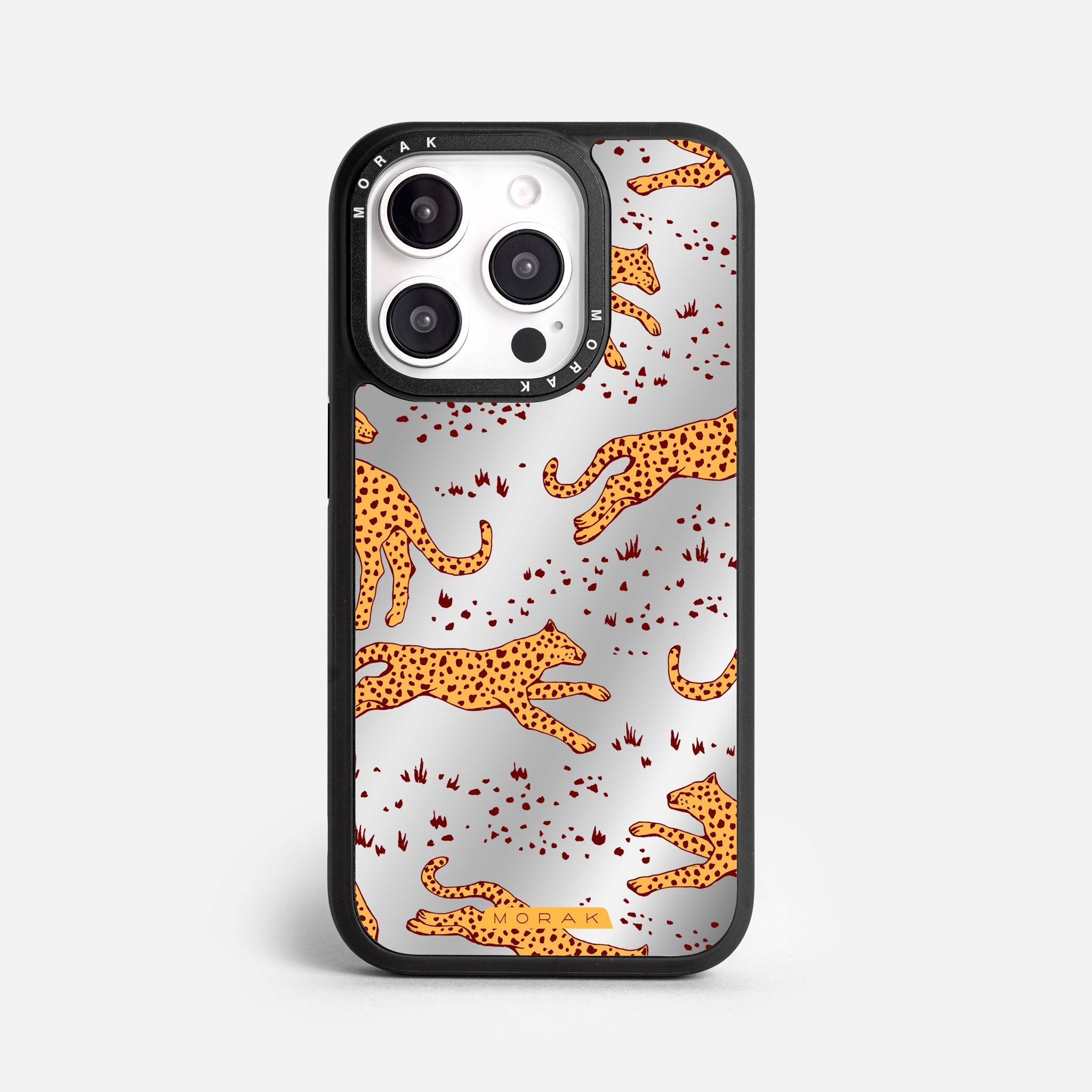 Case Funda Wild Jaguar - Espejo Premium Para iPhone 17-12 Samsung S26-S22
