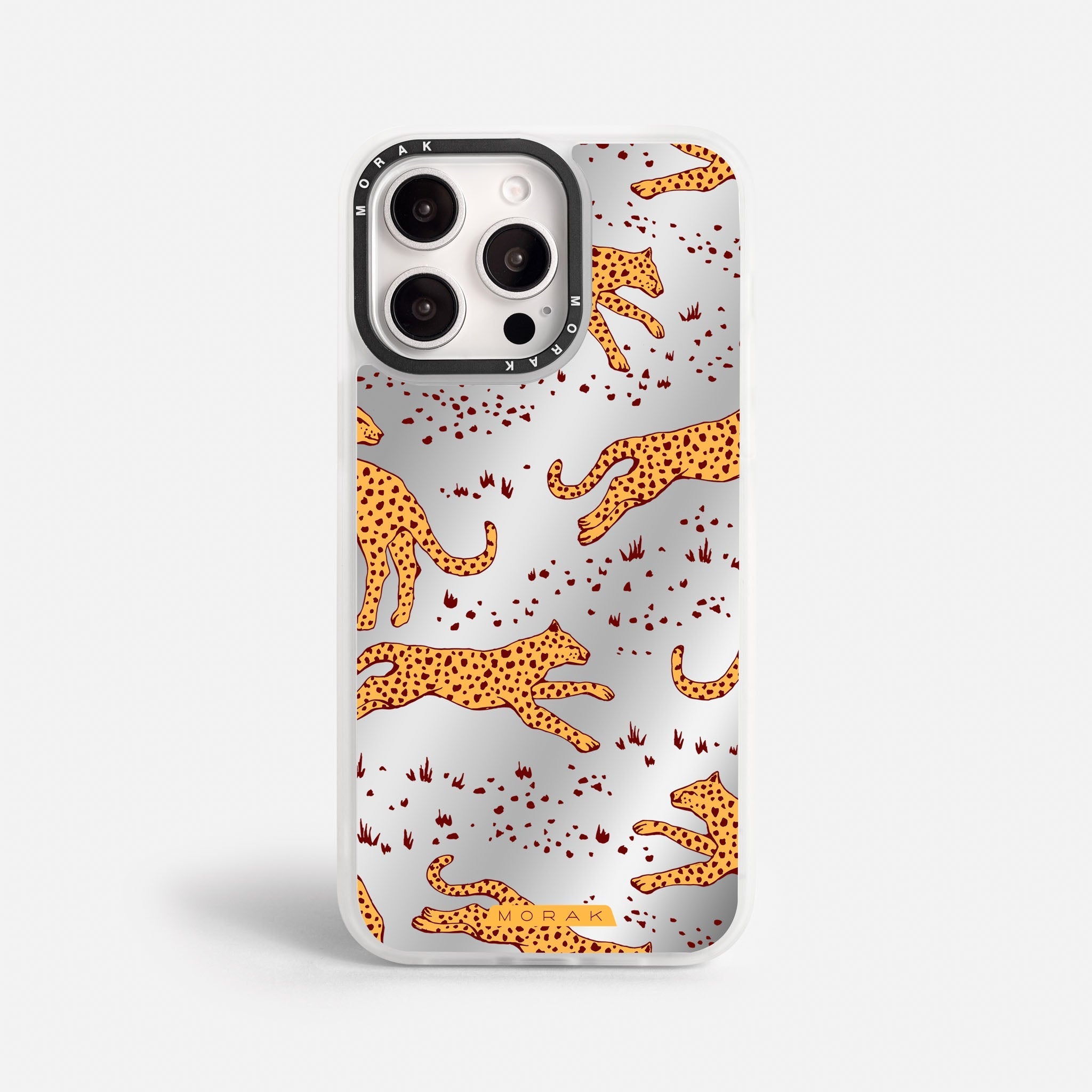 Case Funda Wild Jaguar - Espejo Premium Para iPhone 17-12 Samsung S26-S22