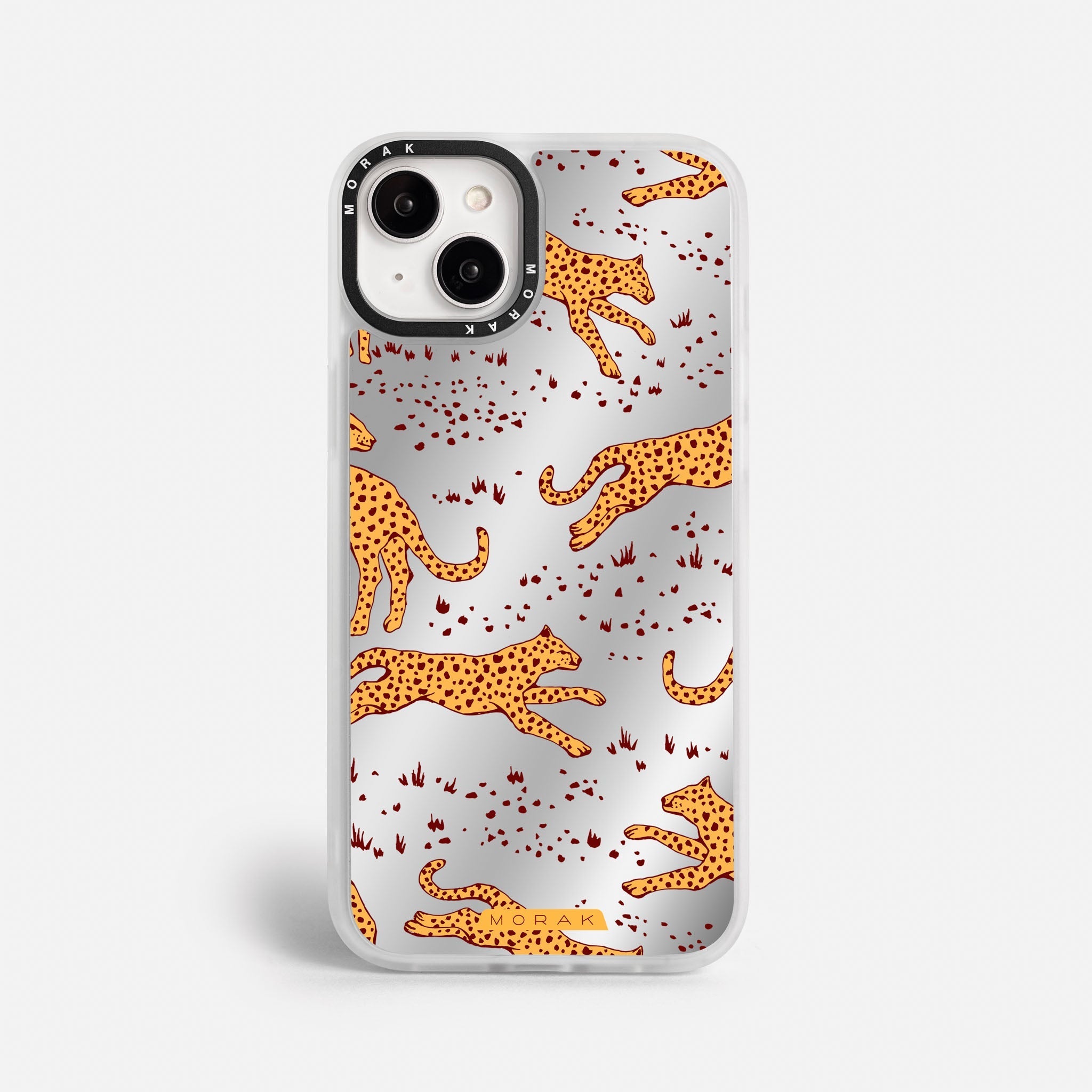 Case Funda Wild Jaguar - Espejo Premium Para iPhone 17-12 Samsung S26-S22