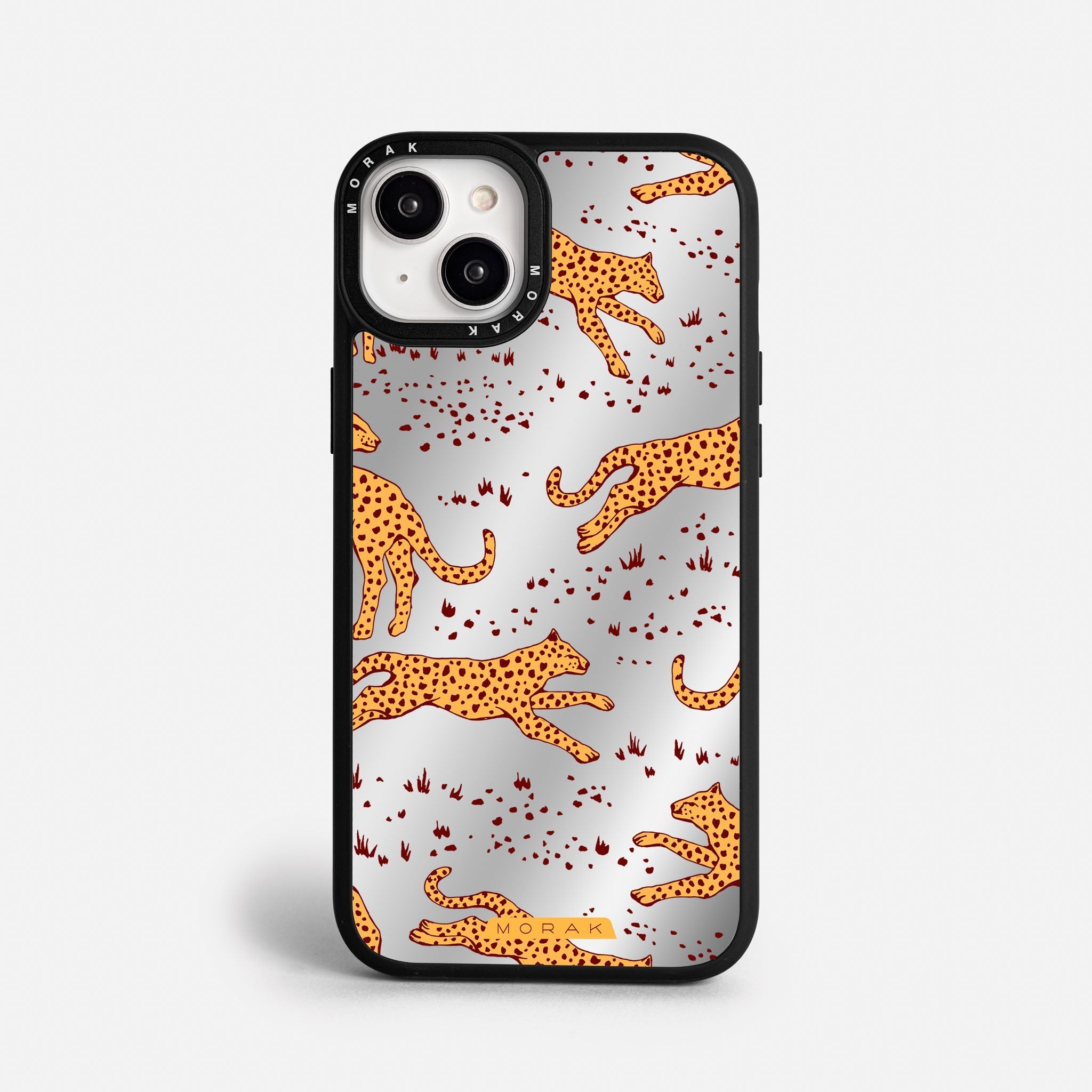 Case Funda Wild Jaguar - Espejo Premium Para iPhone 17-12 Samsung S26-S22