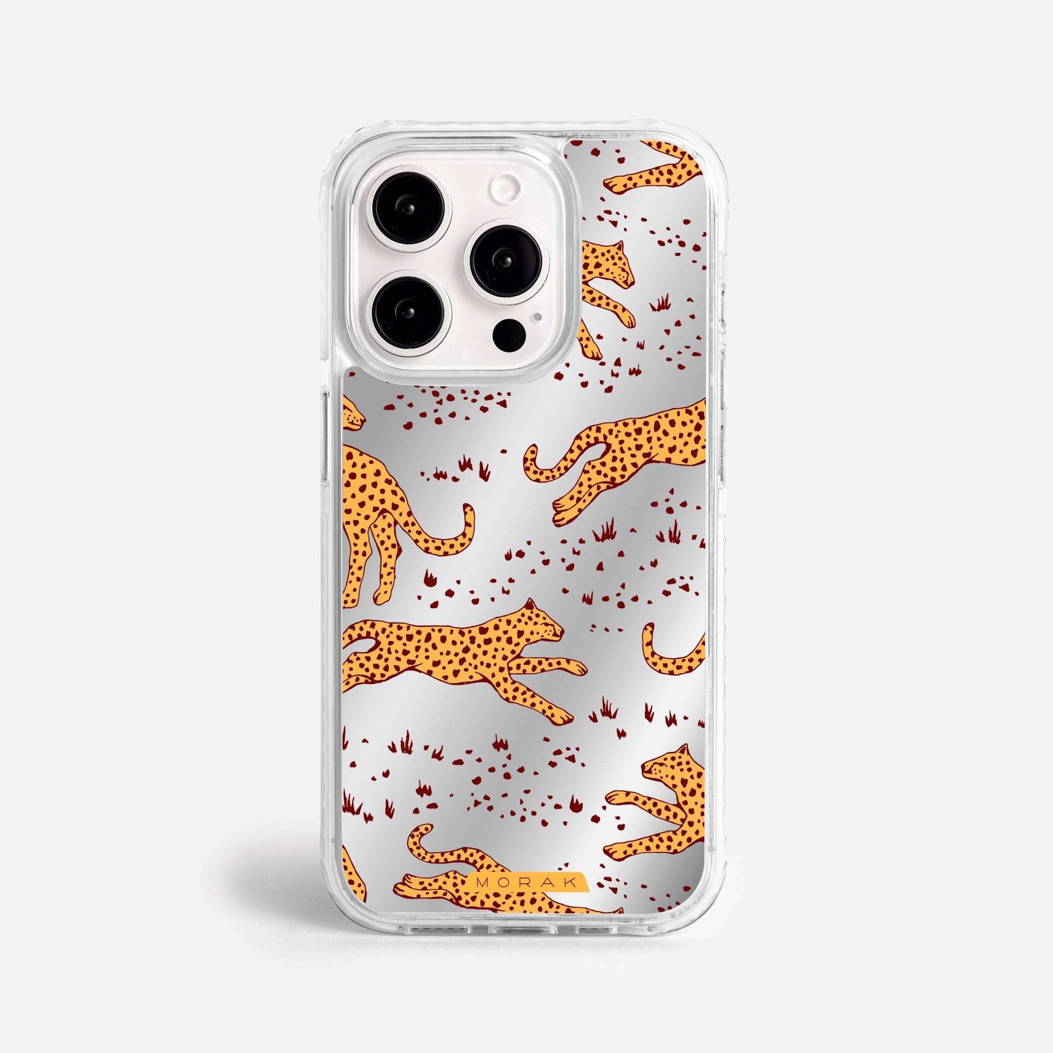 Case Funda Wild Jaguar - Espejo Premium Para iPhone 17-12 Samsung S26-S22