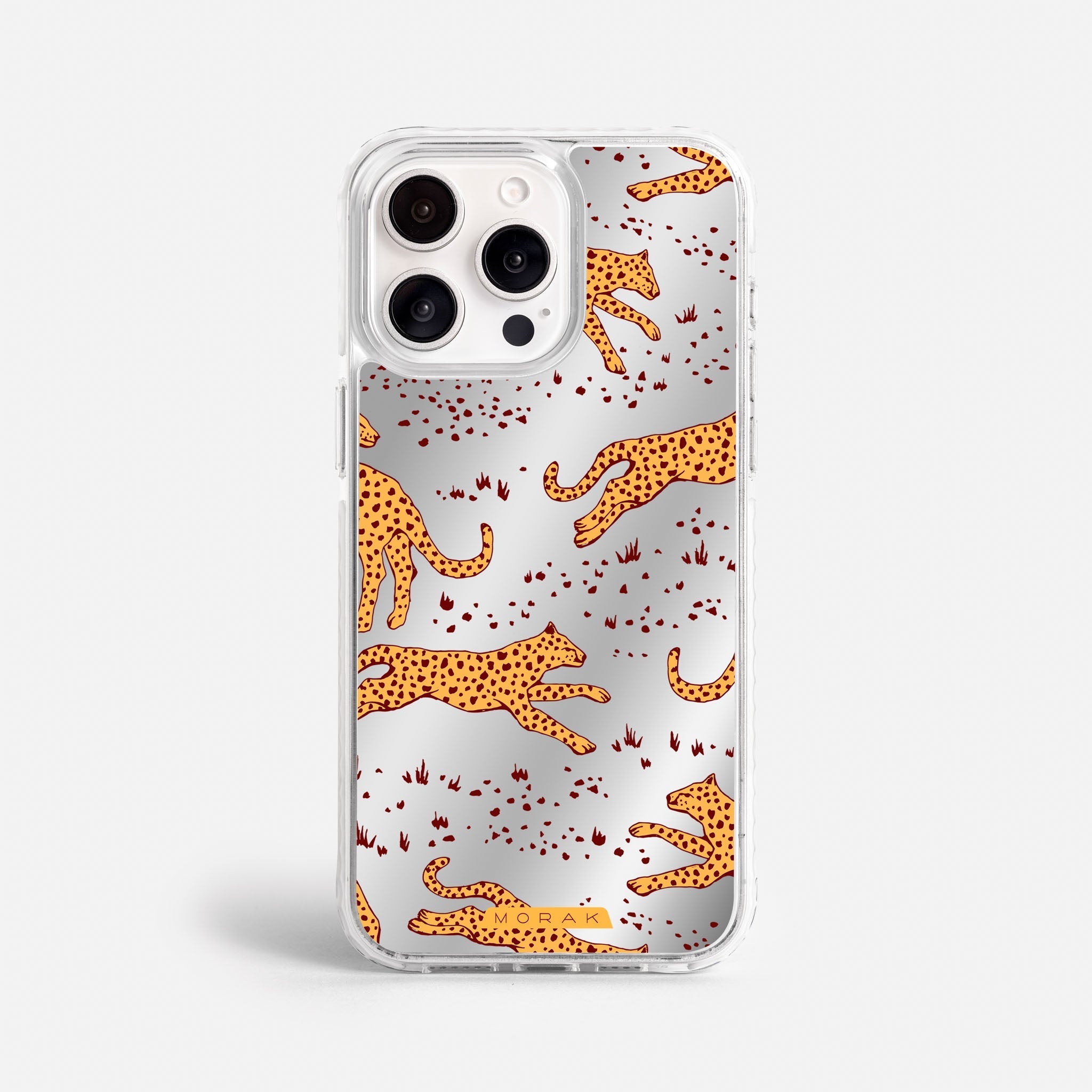 Case Funda Wild Jaguar - Espejo Premium Para iPhone 17-12 Samsung S26-S22